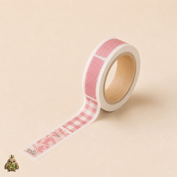 Flower Gallery 15 mm Washi Tape - Vintage Designs