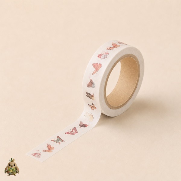 Flower Gallery 15 mm Washi Tape - Vintage Designs