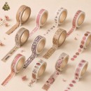 Flower Gallery 15 mm Washi Tape - Vintage Designs
