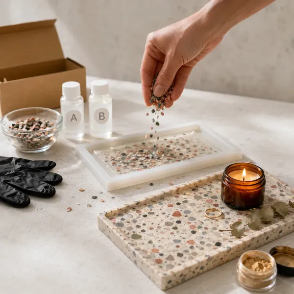 Eco Resin Terrazzo Tray Kit