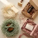 Colored Wood Wool Filler - Natural Dye Assorted Colored Wood Wool Filler - Natural Dye Assorted
