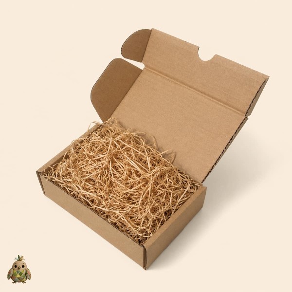 Natural Wood Wool Packaging Filler, 100 g Natural Wood Wool Packaging Filler, 100 g