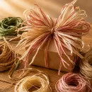 Natural Raffia Ribbon - Assorted Colors