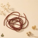 Red and Gold Twisted Decorative Cord, 2 m