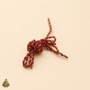 Red and Gold Twisted Decorative Cord, 2 m