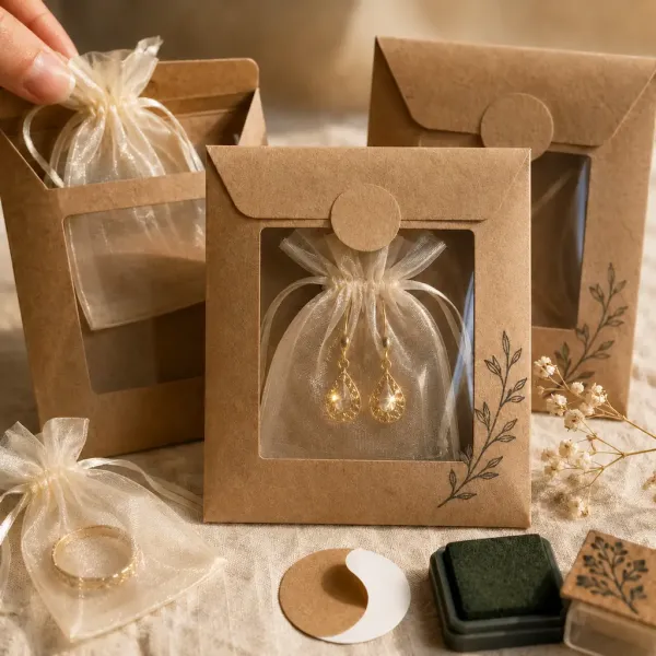 Kraft Window Envelopes - Gift Card and Jewelry