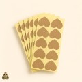 Blank Kraft Heart Self-Adhesive Labels – 3.1 x 3.3 cm Blank Kraft Heart Self-Adhesive Labels – 3.1 x 3.3 cm