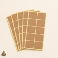 Blank Square Kraft Self-Adhesive Labels – 3.4 x 3.4 cm Blank Square Kraft Self-Adhesive Labels – 3.4 x 3.4 cm