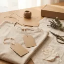 Kraft Clothing Swing Tags with String - Garment Labels