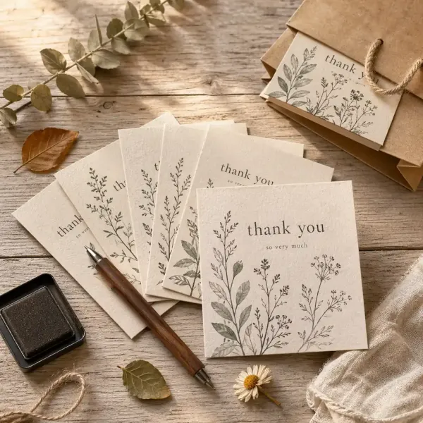 Botanical Thank You Cards - Small Business Set Botanical Thank You Cards - Small Business Set