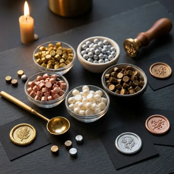 Wax Seal Beads - Glitter and Pearl Assorted Colors
