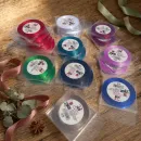 Satin Ribbon 1cm, 22.5m Roll  - Assorted Colors