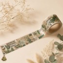 Botany Imprint 30 mm decorative washi tape - Vintage Botanical Collage Botany Imprint 30 mm decorative washi tape - Vintage Botanical Collage