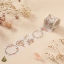 Decorative washi tape 50 mm Velvet Verses - pastel floral wreaths Decorative washi tape 50 mm Velvet Verses - pastel floral wreaths