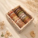 Decorative Washi Tape Set Four Seasons in the Field - Autumn, 18 Rolls