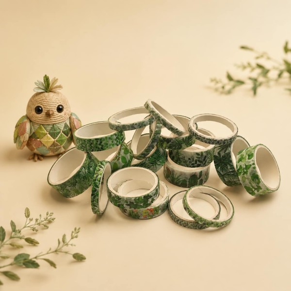 Decorative Washi Tape Set Four Seasons in the Field - Summer, 18 rolls