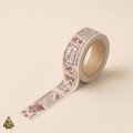 Flower Gallery 25 mm Washi Tape - Labels and Floral Collage
