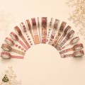 Washi Tape Set "Flower Gallery" – 18 rolls vintage botanical collection