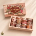 Washi Tape Set "Flower Gallery" – 18 rolls vintage botanical collection