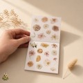 Blossom Season Autumn Colors and Flowers Sticker Book – PET and Washi Floral Stickers, approx. 120 pcs Blossom Season Autumn Colors and Flowers Sticker Book – PET and Washi Floral Stickers, approx. 120 pcs