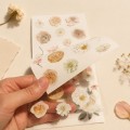 Blossom Season Autumn Colors and Flowers Sticker Book – PET and Washi Floral Stickers, approx. 120 pcs Blossom Season Autumn Colors and Flowers Sticker Book – PET and Washi Floral Stickers, approx. 120 pcs