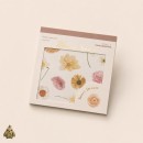 Blossom Season Autumn Colors and Flowers Sticker Book – PET and Washi Floral Stickers, approx. 120 pcs