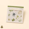 Blossom Season Green Vine Floral Language Sticker Book – PET and Washi Floral Stickers, approx. 120 pcs Blossom Season Green Vine Floral Language Sticker Book – PET and Washi Floral Stickers, approx. 120 pcs