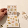 Blossom Season Warm Sun and Flowers Sticker Book – PET and Washi Floral Stickers, approx. 120 pcs Blossom Season Warm Sun and Flowers Sticker Book – PET and Washi Floral Stickers, approx. 120 pcs