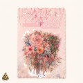 Catching Dreams PET Sticker Set – pink flowers and dreamcatcher accents, 10 pcs Catching Dreams PET Sticker Set – pink flowers and dreamcatcher accents, 10 pcs