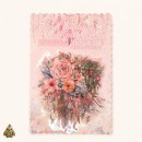 Catching Dreams PET Sticker Set – pink flowers and dreamcatcher accents, 10 pcs