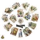 Journal Vintage Sticker Pack "Freud's Garden", Spring's Appointment – 32 die-cut washi botanical stickers Journal Vintage Sticker Pack "Freud's Garden", Spring's Appointment – 32 die-cut washi botanical stickers