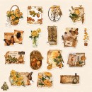 Vintage Sticker Pack "Freud's Garden", autumn's blessing – 16 die-cut botanical stickers