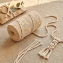 Natural Cotton Macrame Cord - 3mm