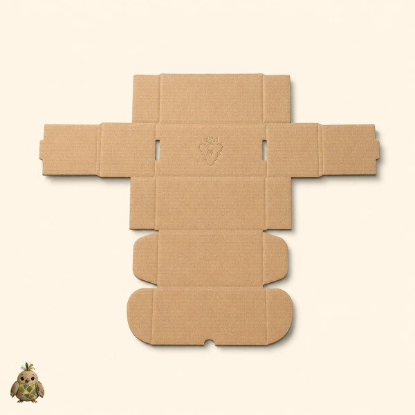 Kraft Corrugated Mailer Box – 200 x 100 x 100 mm Kraft Corrugated Mailer Box – 200 x 100 x 100 mm