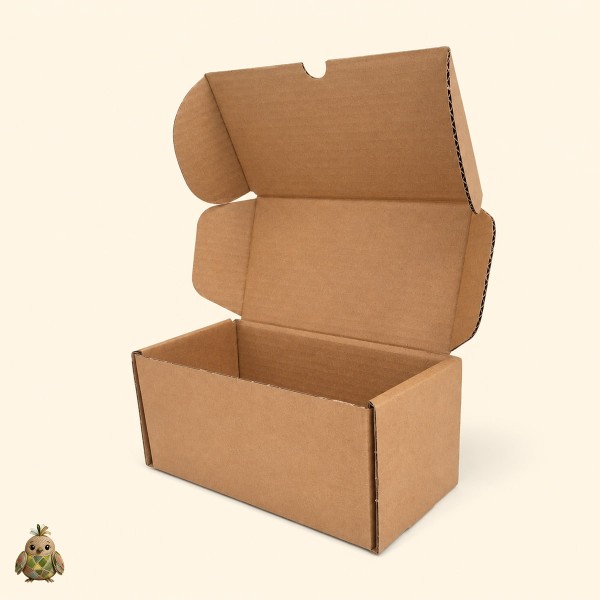 Kraft Corrugated Mailer Box – 200 x 100 x 100 mm Kraft Corrugated Mailer Box – 200 x 100 x 100 mm