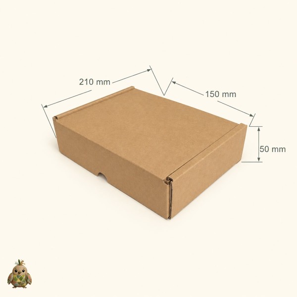 Kraft Corrugated Mailer Box – 210 x 150 x 50 mm Kraft Corrugated Mailer Box – 210 x 150 x 50 mm