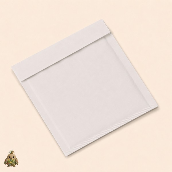 White Bubble Mailer Envelope – self-seal protective padded envelope, 170 x 165-mm White Bubble Mailer Envelope – self-seal protective padded envelope, 170 x 165-mm