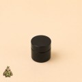 10 ml Amber Glass Jar with Black Lid and Sealing Disc