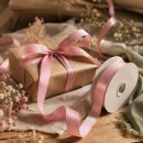 Blush Cotton Blend Ribbon, 10 mm x 15 m Blush Cotton Blend Ribbon, 10 mm x 15 m