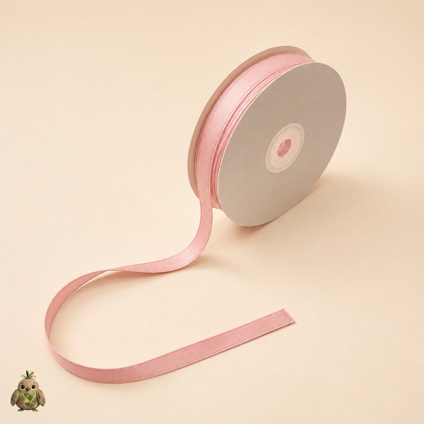 Blush Cotton Blend Ribbon, 10 mm x 15 m Blush Cotton Blend Ribbon, 10 mm x 15 m