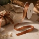 Mocca Cotton Blend Ribbon, 10 mm x 15 m Mocca Cotton Blend Ribbon, 10 mm x 15 m