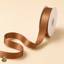 Mocca Cotton Blend Ribbon, 10 mm x 15 m