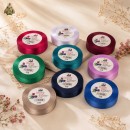 Satin Ribbon 1cm, 22.5m Roll  - Assorted Colors