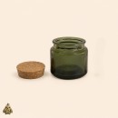 100 ml Green Glass Apothecary Jar with Cork Lid