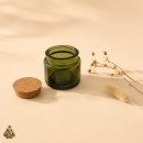 100 ml Green Glass Apothecary Jar with Cork Lid